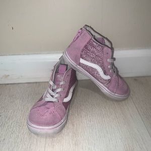 Vans | Sk8-Hi ComfyCush Glitter Sneakers